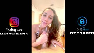 Izzy Green Hot Maid Gagging Blowjob And Fuck Onlyfans Leaked Video