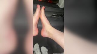 Gorgeous STPeach Horny Car Wet Pussy Rubbing Fansly Tape Leaked