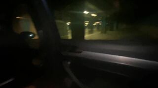 Public porno in the car with sexy woman