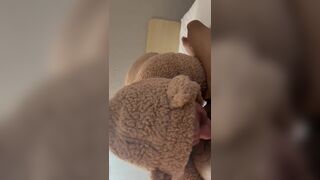 Baby Bear Swallowing Dick