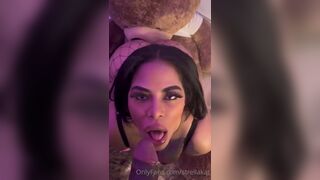 Strellakat Sucking Big Black Cock Onlyfans Leaked Video