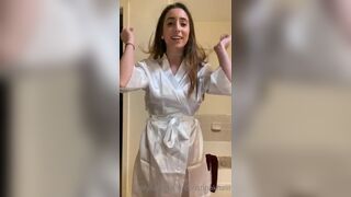 Christina Khalil Amazing White Sling Video Leaked