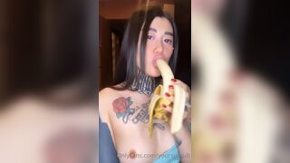 Yoursuccub Nude Banana Sucking Leaked Video