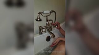 Stallionshit Slowmotion Shower Her Boobs In Bathtub Onlyfans Leaked Video