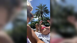 Overtimemegan Taking A Sunbath With Her Boyfriend Tiktok Leaked Video