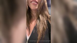 Top Christina Khalil Movie Theater Blowjob Onlyfans Tape Leaked