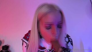 Peachtot Creampied While Fucking Dildo Porno Tape