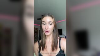 Natalie Roush In Cute Top Answering Questions Asked By Fans Onlyfans Leaked Video