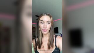 Natalie Roush In Cute Top Answering Questions Asked By Fans Onlyfans Leaked Video