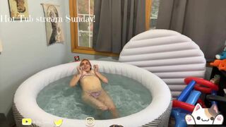 Kitty Cass Hot tub Scene