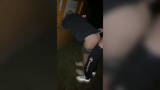 Gorgeous german tiktok girl fucked outside