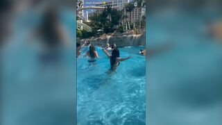 Gorgeous Charli D’Amelio Bikini Wave Pool Video Leaked