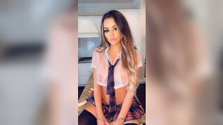 Juli Annee Slutty School Girl Striptease Video Leaked