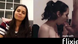 Indian Tiktok Whore Sucking Dick On Her Birthday Video