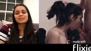 Indian Tiktok Whore Sucking Dick On Her Birthday Video