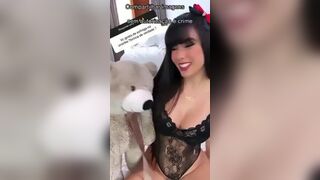 Juliana Bonde Nude Black Lingerie Teasing Sex Video Leaked