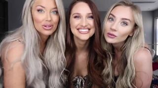 Bethany Lily April Patreon Nude Threesome Try On Haul with Laci Kay Somers & Stefanie Somers Video