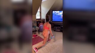 Alex PeachPerfect G String Fitness Video