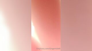 Ginger ASMR New Dildo Test Drive Sex Video