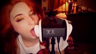 AftynRose ASMR Maryjane Ear Licking Video