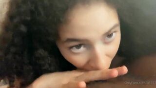 Flexximusprime Curly Hair Nasty Ebony Girl Sucking a BBC Hard Onlyfans Video