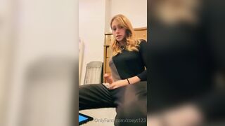 Zoeyt123 Pretty Sissy Gets Horny And Jerks Off At Working Place Onlyfans Leaked Video