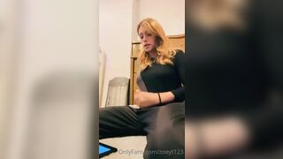 Zoeyt123 Pretty Sissy Gets Horny And Jerks Off At Working Place Onlyfans Leaked Video