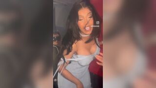 Cardi B Cute Drunk Babe Tries Twerk Dance On Party Cam Video