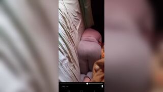 Son Filming Arab Step Mom's Booty While She Sleeping Cam Video