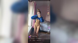 Belleolivia3 Cute Teen Baby Showing Her Tits And Pussy Teasing TikTok Video