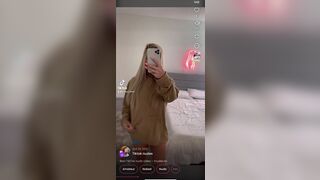 Margot_foxx1 Blonde Slut Naked In Front Of Mirror TiKTok Video