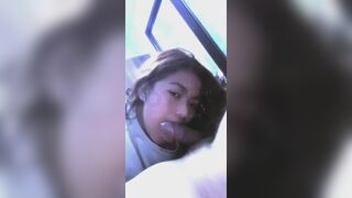 Vanora Thrilled Bitch Sucking Her BFs Dick On The Bed Video