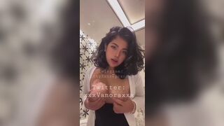 Vanora Asian Babe Teases Her Big Boobies Video