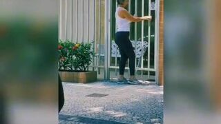 Lilika Teixeira Thick Milf Wearing Tight Jean Teasing TikTok Video