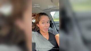 Prettypinklily Hot Busty Babe Show Her Awesome Tits In Car Onlyfans Leaked Video