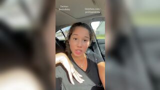 Prettypinklily Hot Busty Babe Show Her Awesome Tits In Car Onlyfans Leaked Video