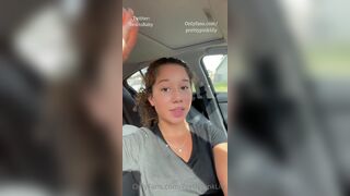 Prettypinklily Hot Busty Babe Show Her Awesome Tits In Car Onlyfans Leaked Video