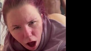 Red Head Nasty Wife Fucking Hard In Her Pussy By Big Black Dick Video