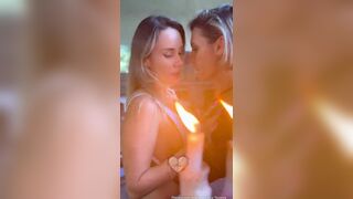 Lilika Teixeira Milf Bae Lip Kissing And Licking Tits Lesbian Teasing OnlyFans Video