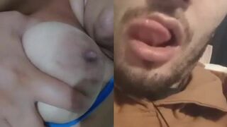 BBW Horny Bitch Sex Chat On Skype Video Call Masturbating Video