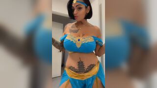 Priceless_nina Short Hair Ebony Whore With Big Tits Teasing Sexy Dance TikTok Video