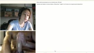 Pretty Slut Helps A Guy Cum Omegle Leaked Video