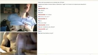 Pretty Slut Helps A Guy Cum Omegle Leaked Video