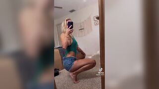 Short Hair Blonde Sexy Tiktok Video