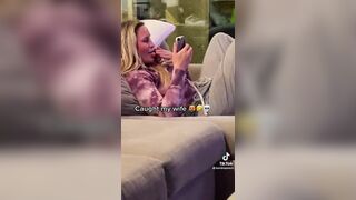 Blonde Wife Rubbing Her Smelly Pussy Tiktok Video