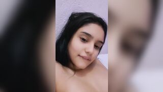 Pretty Teen Baby Teasing Showing Tits And Fingering Her Cute Pussy Streaming Video