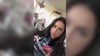 Latina Wife Flashing Her Hidden Massive Boobs Leaked Video