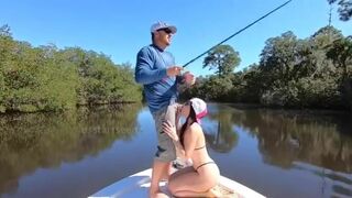 Starrseed2 Hottie Sucking A Dick On A Boat While He Is Fishing Video