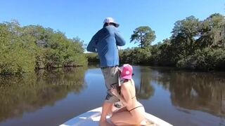 Starrseed2 Hottie Sucking A Dick On A Boat While He Is Fishing Video