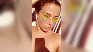 Young Beautiful Teen Girl in Bikini Showing Herself on Beach Leaked Video